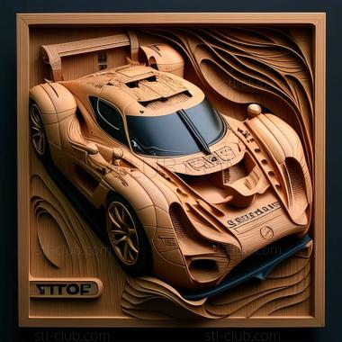 3D модель Toyota TS050 Hybrid (STL)